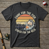 Beer Fisherman T-Shirt — Charcoal