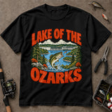 Lake Of The Ozarks Missouri Bass Dam Fishing T-Shirt, Angler Shirt, Fishing T-Shirt