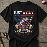 Bad At Fishing Great At Drinking USA T-Shirt