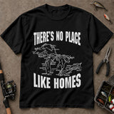 There’s No Place Like Homes Great Lakes Map T-Shirt, Fishing Graphic Tee, Angler T-Shirt