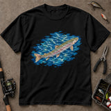 Watercolor Rainbow Trout Fishing T Shirt, Trout Fishing Shirt, Fishing Gift For Anglers