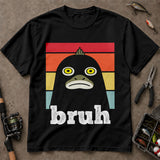 Bruh Retro Funny Fish Face Fishing T Shirt, Funny Fishing Shirt, Fishing Graphic Tee