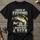 Suck At Fishing Love Beer T-Shirt