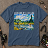 Gogh Fishing Van Gogh Style Trout T-Shirt, Fishing T-Shirts, Trout Fishing Shirt