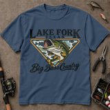 Lake Fork Texas Big Bass Country Fishing T-Shirt, Bass Fishing Shirt, Fishing Graphic Tee