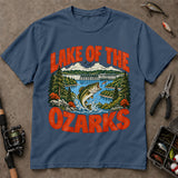 Lake Of The Ozarks Missouri Bass Dam Fishing T-Shirt, Angler Shirt, Fishing T-Shirt