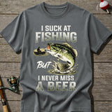 Suck At Fishing Love Beer T-Shirt