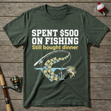 Expensive Bad Fisherman T-Shirt — Military Green