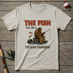 Fish Told Me T Shirt T-Shirt — Natural