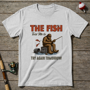 Fish Told Me T Shirt T-Shirt — White