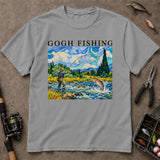 Gogh Fishing Van Gogh Style Trout T-Shirt, Fishing T-Shirts, Trout Fishing Shirt