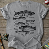 Vintage Fish Species T-shirt