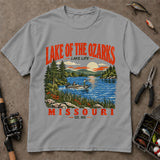 Lake Of The Ozarks Missouri Lake Life Fishing T-Shirt, Fishing Graphic Tee, Angler Shirt