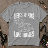 There’s No Place Like Homes Great Lakes Map T-Shirt, Fishing Graphic Tee, Angler T-Shirt