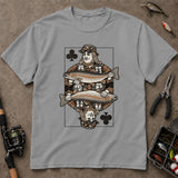 Fishing King Playing Card Trout T-Shirt, Trout Fishing Shirt, Fishing Graphic Tee