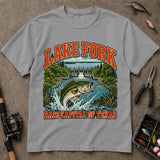 Lake Fork Bass Capital Of Texas Fishing T-Shirt, Bass Fishing Shirt, Fishing Graphic Tee