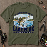 Lake Fork Bass Capital Of Texas Coordinates T-Shirt, Angler Shirt, Fishing T-Shirt