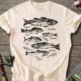 Vintage Fish Species T-shirt