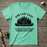 Last Cast T Shirt T-Shirt — Mint Green