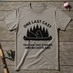 Last Cast T Shirt T-Shirt — Sand