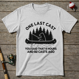 Last Cast T Shirt T-Shirt — White