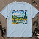 Gogh Fishing Van Gogh Style Trout T-Shirt, Fishing T-Shirts, Trout Fishing Shirt