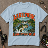 Lake Fork Bass Capital Of Texas Fishing T-Shirt, Bass Fishing Shirt, Fishing Graphic Tee