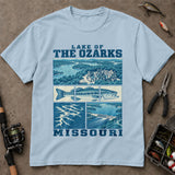 Lake Of The Ozarks Missouri Bass Landmark T-Shirt, Fishing T-Shirt, Angler Shirt