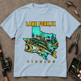 Lake Fork Texas Bass Fishing T-Shirt, Fishing Graphic Tee, Texas Fishing Apparel