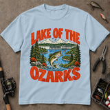 Lake Of The Ozarks Missouri Bass Dam Fishing T-Shirt, Angler Shirt, Fishing T-Shirt
