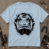 Abstract Bass Face Ink Splash Fishing T-Shirt, Bass Fishing Shirt, Fishing Graphic Tee