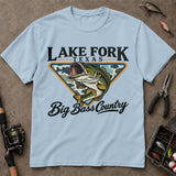 Lake Fork Texas Big Bass Country Fishing T-Shirt, Bass Fishing Shirt, Fishing Graphic Tee