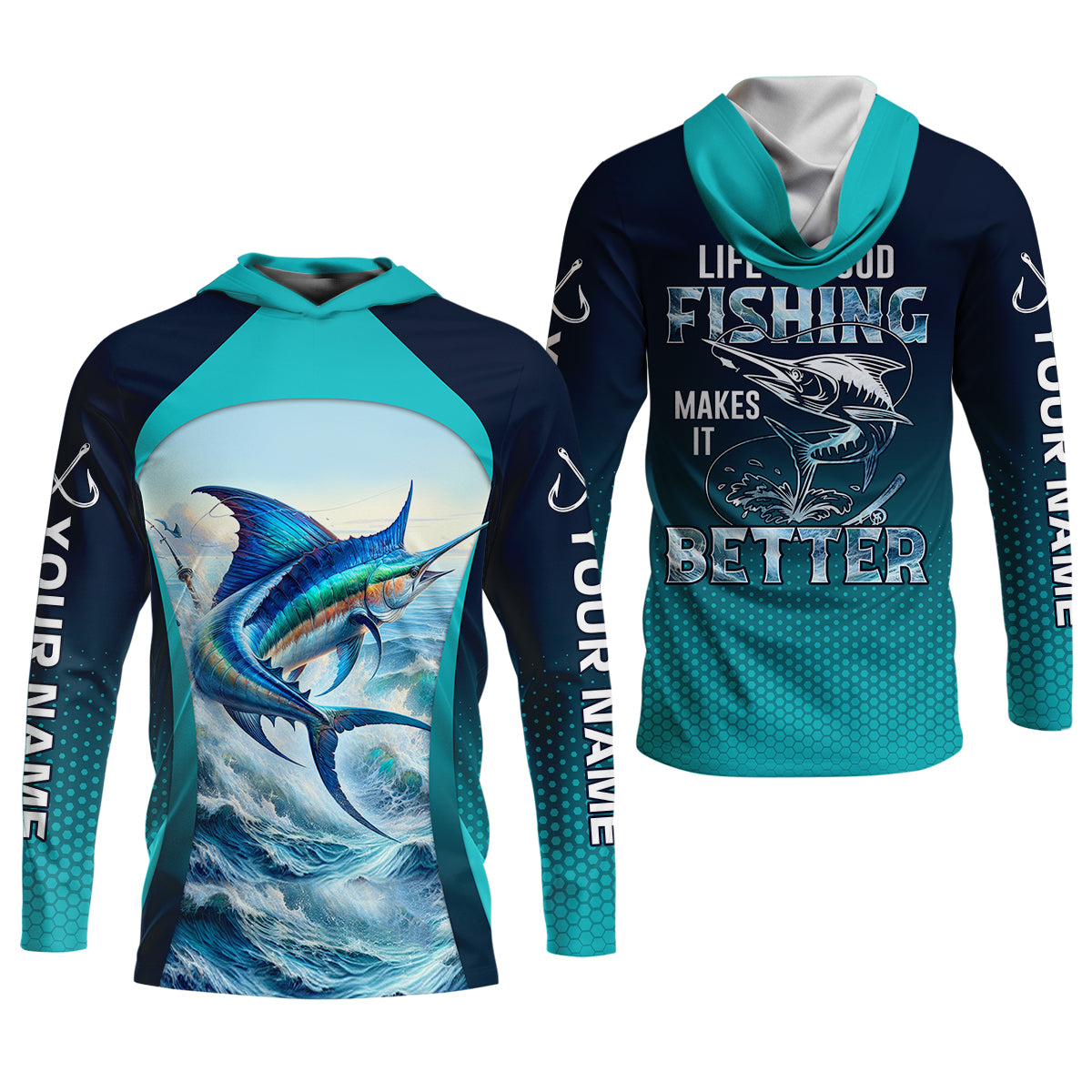 STYLE:Long Sleeves Hooded UPF