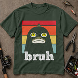 Bruh Retro Funny Fish Face Fishing T Shirt, Funny Fishing Shirt, Fishing Graphic Tee