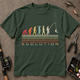 Evolution To Angler Vintage Fishing T Shirt, Funny Fishing Shirt, Fishing Graphic Tee