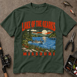 Lake Of The Ozarks Missouri Lake Life Fishing T-Shirt, Fishing Graphic Tee, Angler Shirt