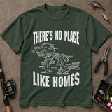 There’s No Place Like Homes Great Lakes Map T-Shirt, Fishing Graphic Tee, Angler T-Shirt