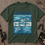 Lake Of The Ozarks Missouri Bass Landmark T-Shirt, Fishing T-Shirt, Angler Shirt