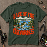 Lake Of The Ozarks Missouri Bass Dam Fishing T-Shirt, Angler Shirt, Fishing T-Shirt