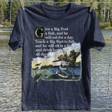 Bigfoot Fishing Lesson T-Shirt