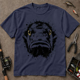 Abstract Bass Face Ink Splash Fishing T-Shirt, Bass Fishing Shirt, Fishing Graphic Tee