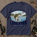 Lake Fork Bass Capital Of Texas Coordinates T-Shirt, Angler Shirt, Fishing T-Shirt