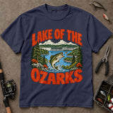 Lake Of The Ozarks Missouri Bass Dam Fishing T-Shirt, Angler Shirt, Fishing T-Shirt