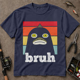 Bruh Retro Funny Fish Face Fishing T Shirt, Funny Fishing Shirt, Fishing Graphic Tee