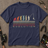 Evolution To Angler Vintage Fishing T Shirt, Funny Fishing Shirt, Fishing Graphic Tee