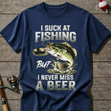 Suck At Fishing Love Beer T-Shirt