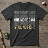One More Cast T-Shirt — Charcoal