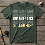 One More Cast T-Shirt — Military Green