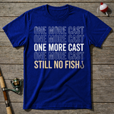 One More Cast T-Shirt — Royal Blue
