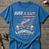 Bad At Fishing Great At Drinking USA T-Shirt